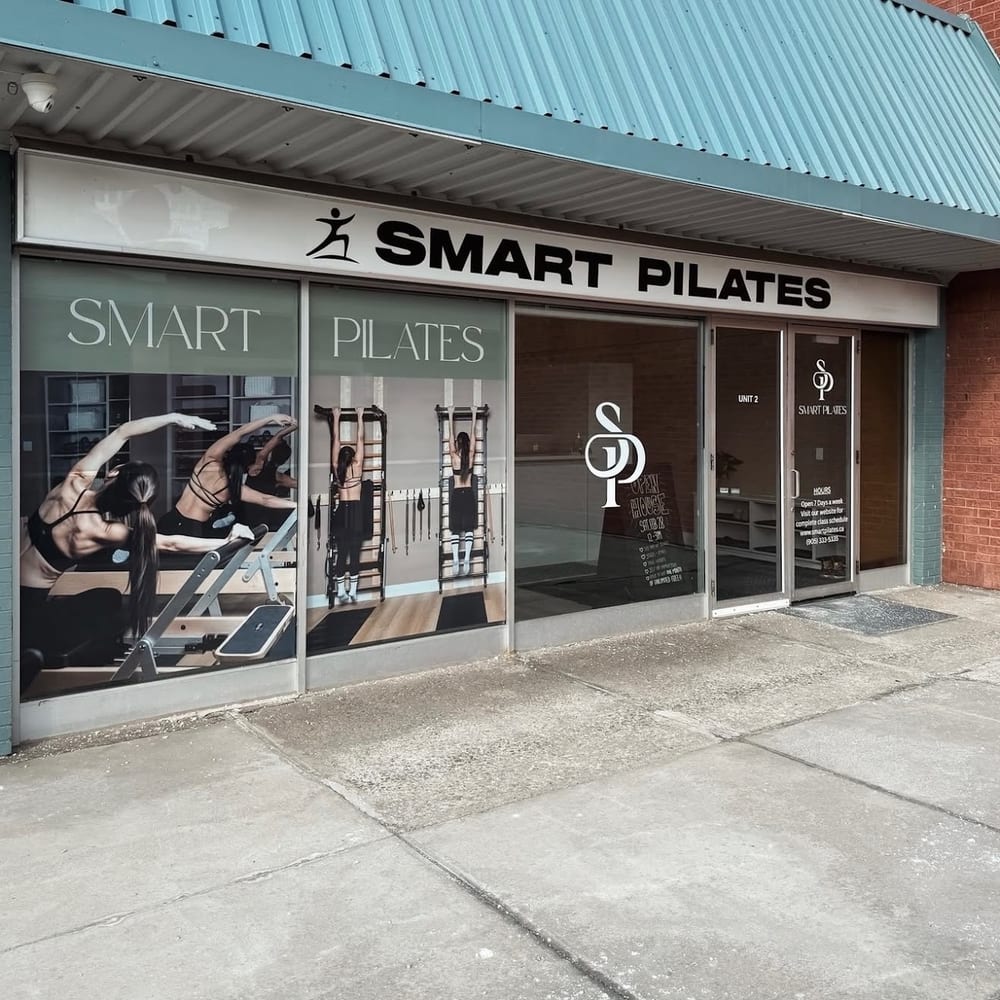 The Smart Pilates storefront on Lakeshore Road in Burlington